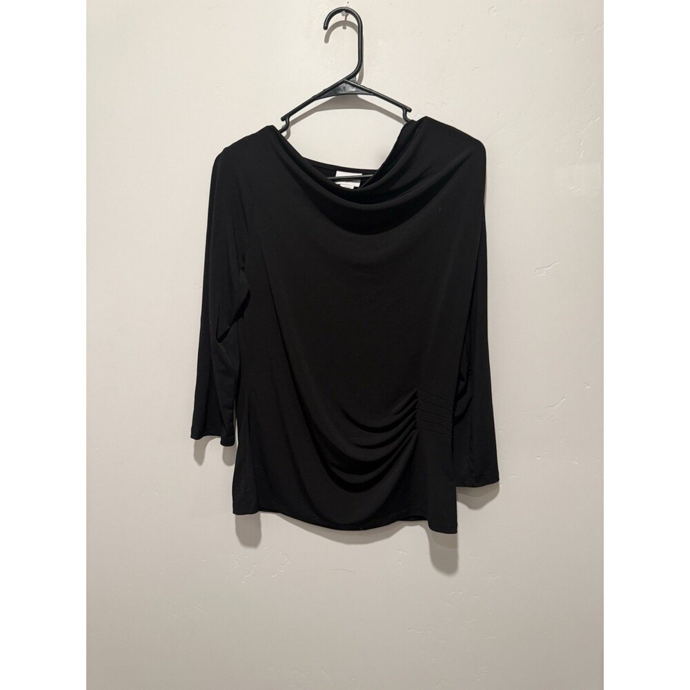 Jaclyn Smith Womens Tunic Size S Cowl Neck